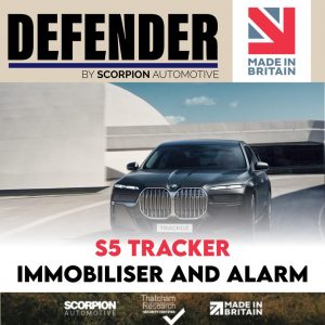 Scorpion S5 PLUS Tracker Alarm and Immobiliser